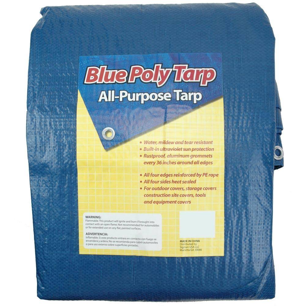 Blue 10 ft. x 20 ft. Tarp 8-Pack J4218