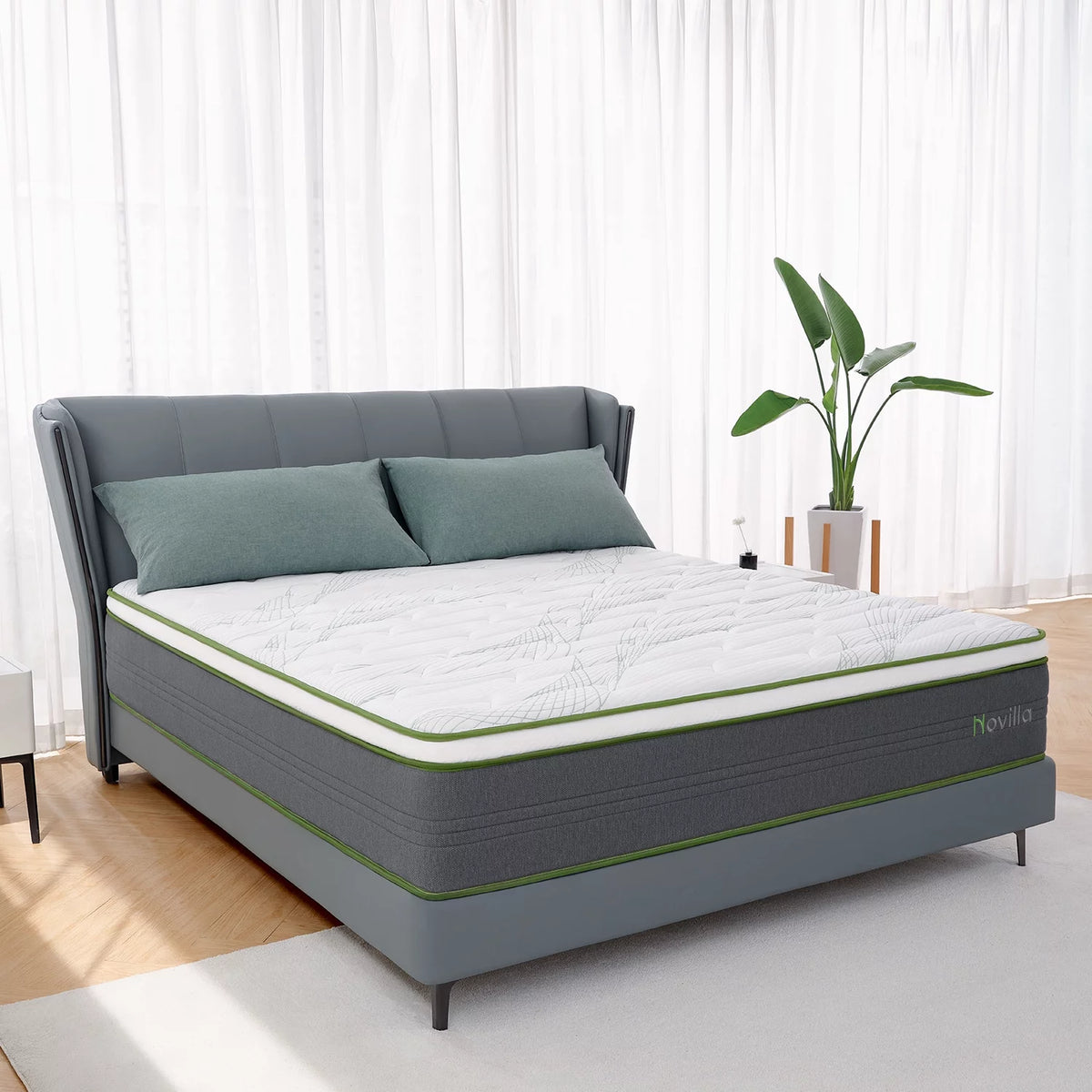 10" Memory Foam Pocket Spring Hybrid Mattress California King Size C508
