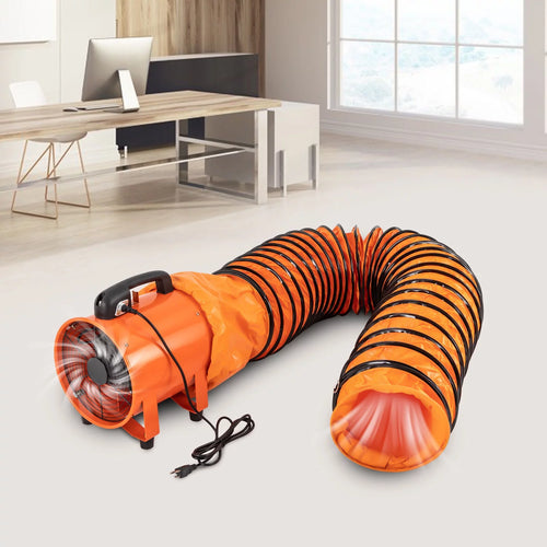 10 Inch Portable Ventilation Fan with 16 ft Duct Hose E15198
