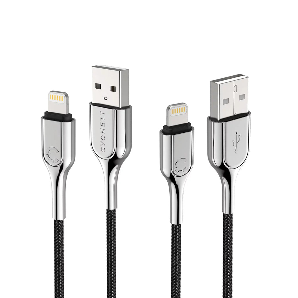 Armored Lightning to USB Charge and Sync Cable (9 Feet) W584