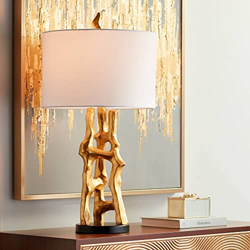 Set of 2 Gold Bamboo Table Lamps X342000