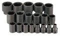 19 Piece 1/2" Drive 6 Point SAE Impact Socket Set U5957