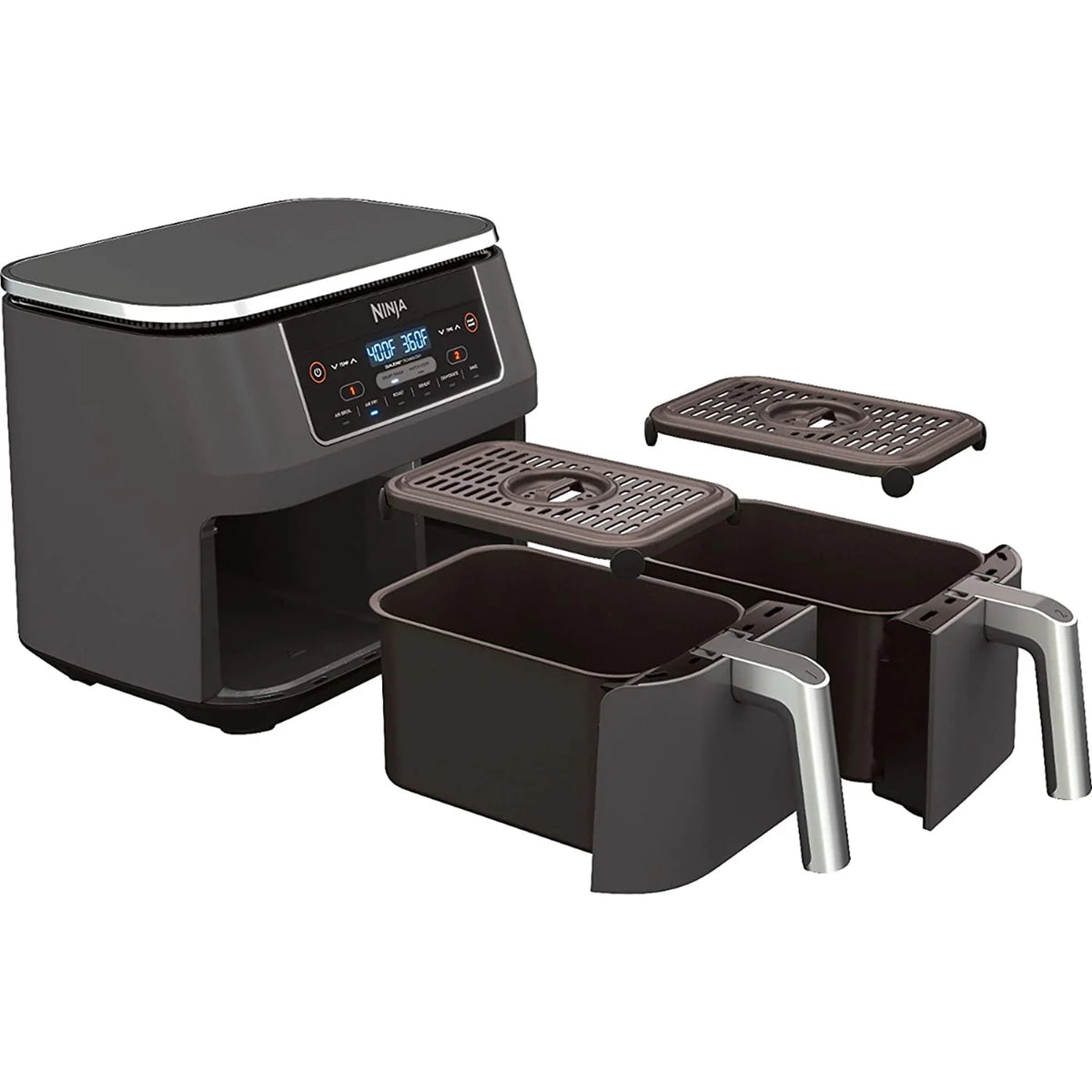 4-in-1 8-Quart 2-Basket Air Fryer C840