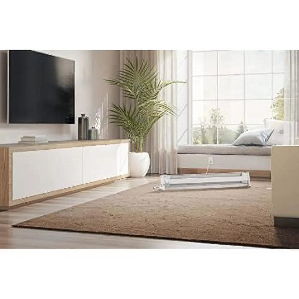 49" Portable Electric Baseboard Heater, 1500 Watt, White J808716