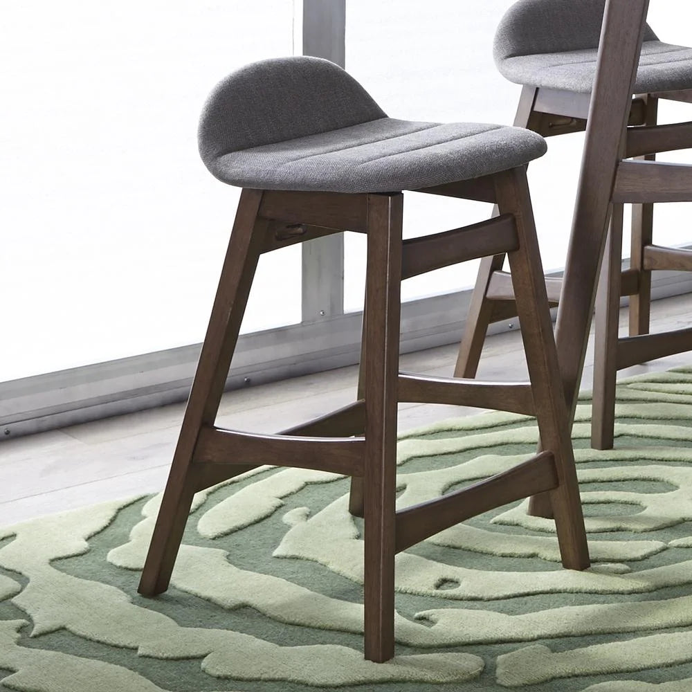 Grey Counter Chair Set of 2 X1828