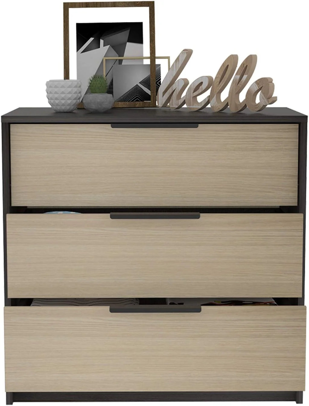 3 Door Dresser with 3 Wide Drawers Z475