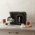 5 In 1 Coffee Machine Black Chrome W919