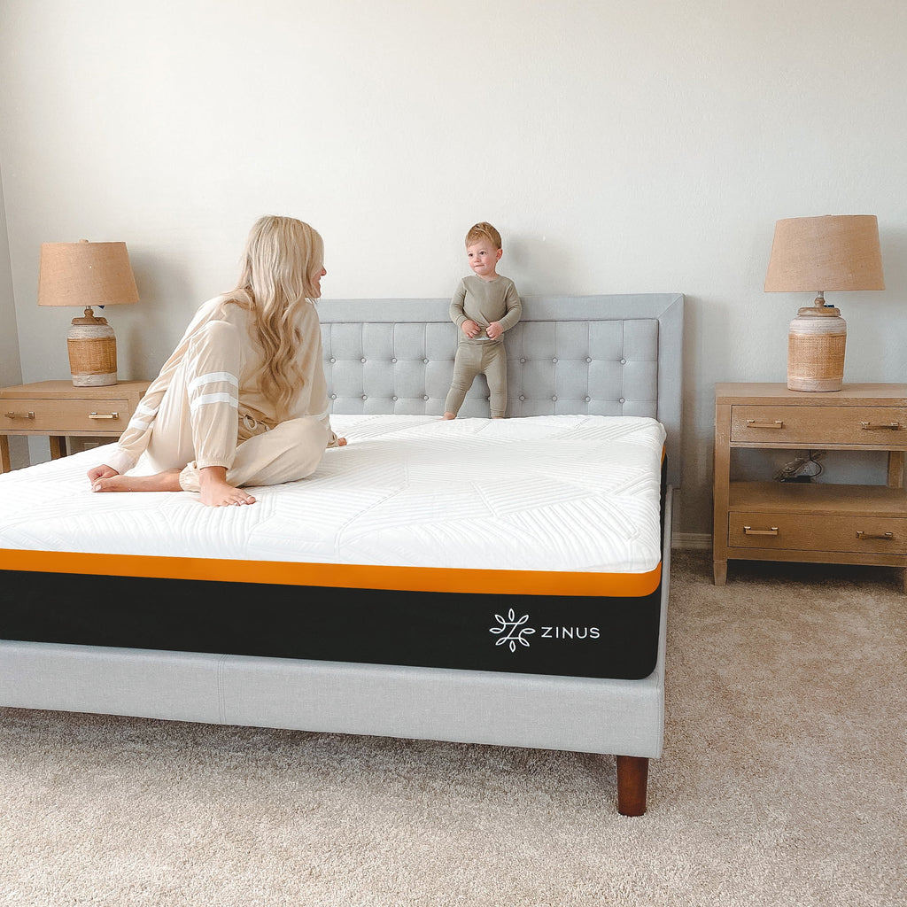 Queen Copper Memory Foam Pocket Spring Hybrid Mattress H525444