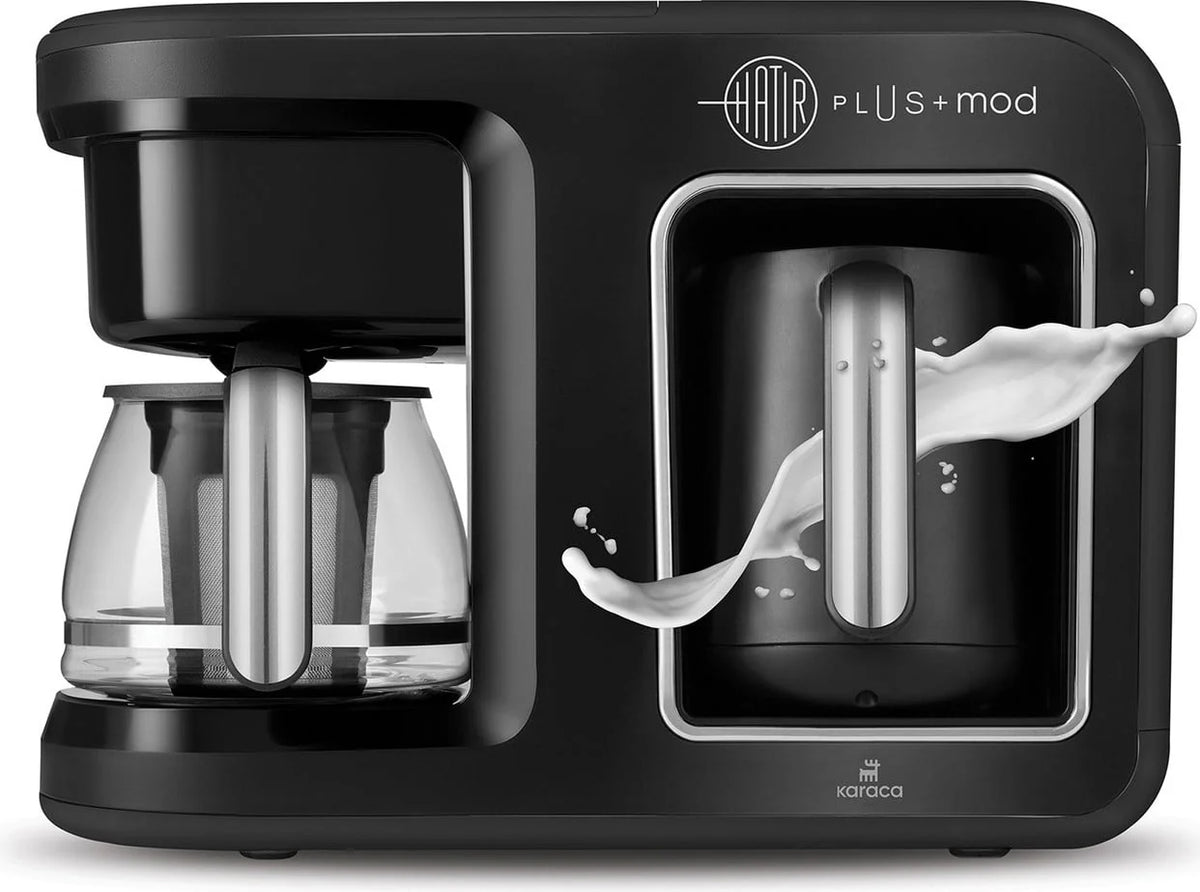 5 In 1 Coffee Machine Black Chrome W919