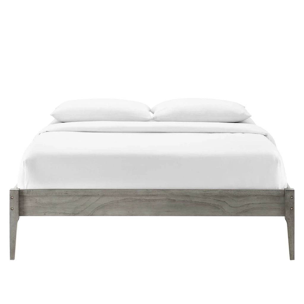 Twin Size Wood Platform Bed Frame P8566