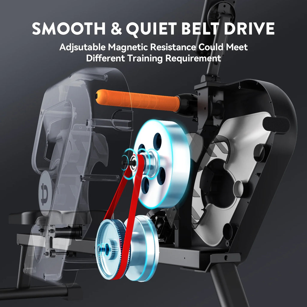 Foldable Magnetic Rowing Machine with 8 Level Resistance F5827