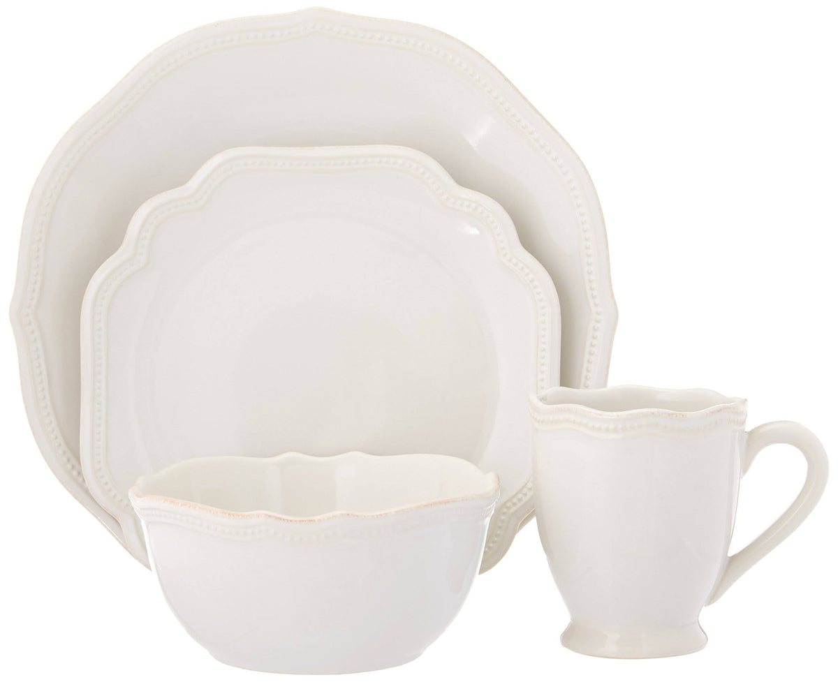 White 4-Piece Place Setting S221